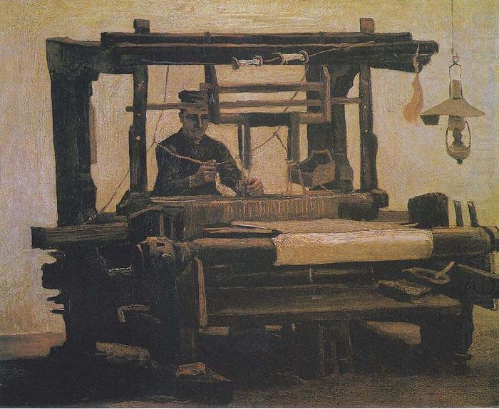 Weaver at the loom, Vincent Van Gogh